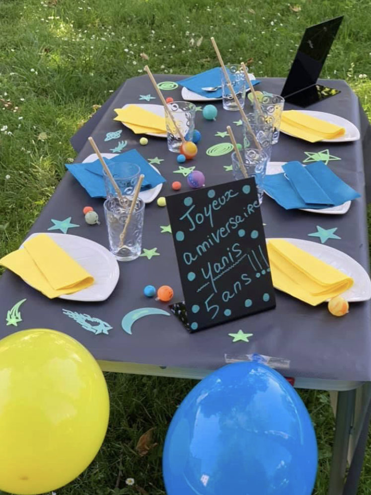Organisation anniversaire enfant Alsace thème espace